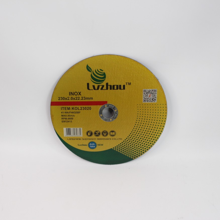 Круг отрезной абразивный по металлу 230 x 2.0 x 22мм, Lvzhou  (5/25/100)