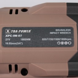 Бесщеточный ударный гайковерт XTRA-POWER 21V (1800 Нм, 3/4") + 2 АКБ