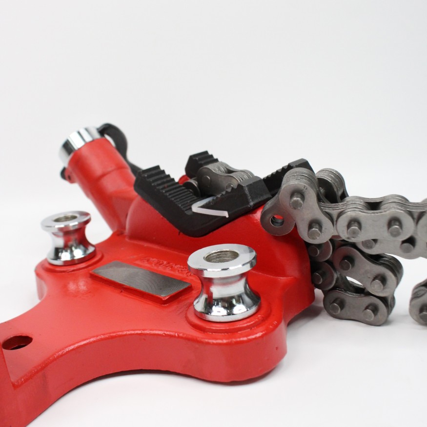 Тиски для труб цепные верстачные до 6 дюймов