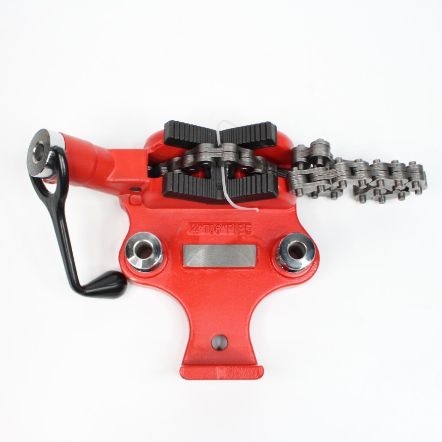 Тиски для труб цепные верстачные до 6 дюймов