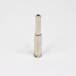 Алмазная коронка для плитки 12мм высота сегмента 5мм Шестигранник длина 65мм