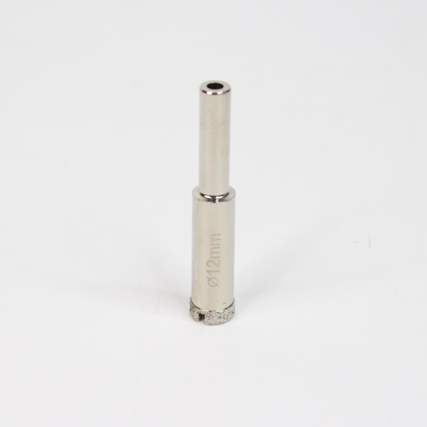 Алмазная коронка для плитки 12мм высота сегмента 5мм Шестигранник длина 65мм