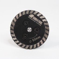 Диск алмазный для плитки 50мм M14 Высота сегмента 5мм толщина 2,1мм Центральное отверстие мм
