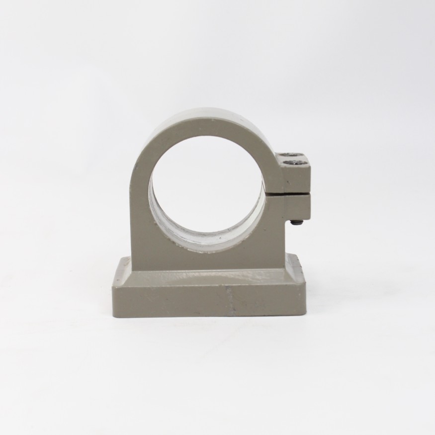 Крепление кольцо 60мм для станины 42мм x 80мм Серое