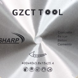 Диск алмазный по бетону 400мм х 25,4мм Premium