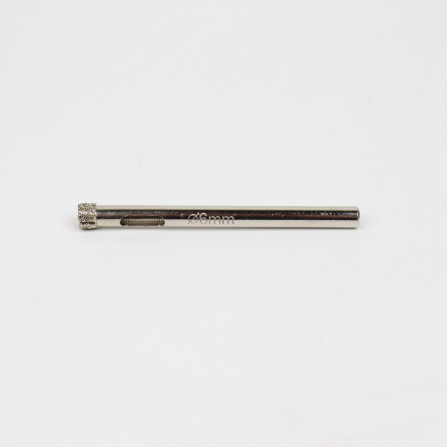 Алмазная коронка для плитки 6мм высота сегмента 5мм Шестигранник длина 65мм