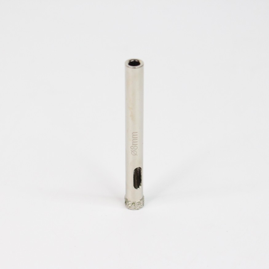 Алмазная коронка для плитки 8мм высота сегмента 5мм Шестигранник длина 65мм