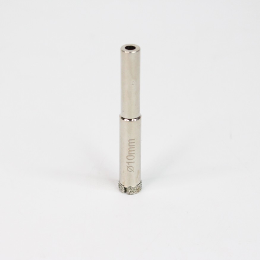 Алмазная коронка для плитки 10мм высота сегмента 5мм Шестигранник длина 65мм