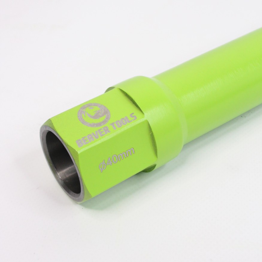 Коронка Beaver Tools ⌀40 450мм 1-1/4&amp;quot; Лазер Микроудар