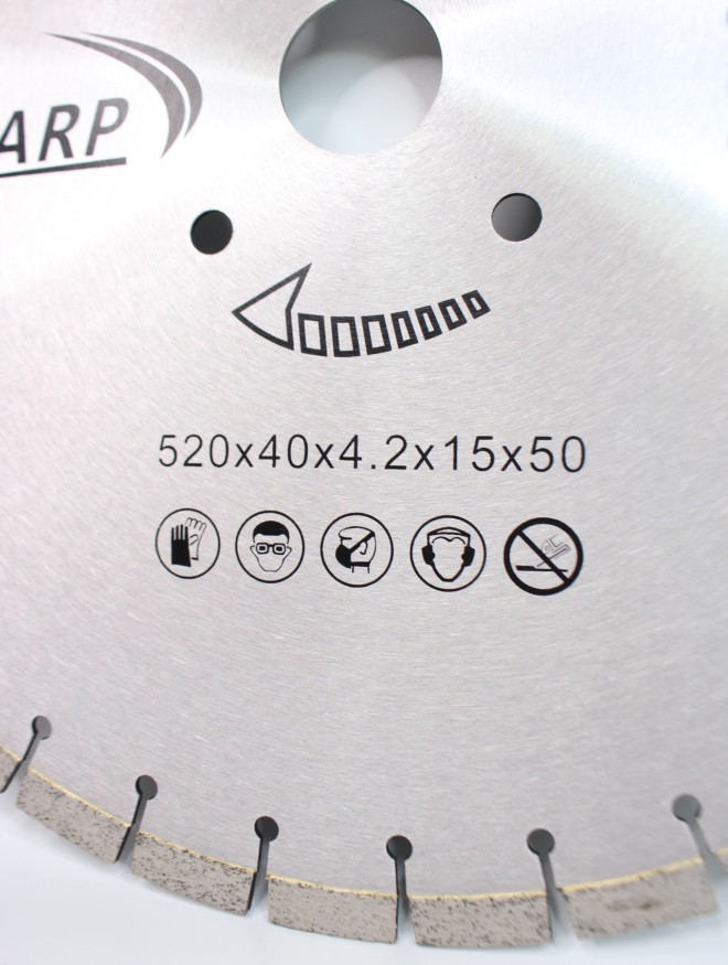 Диск алмазный по бетону 520мм х 50мм Premium