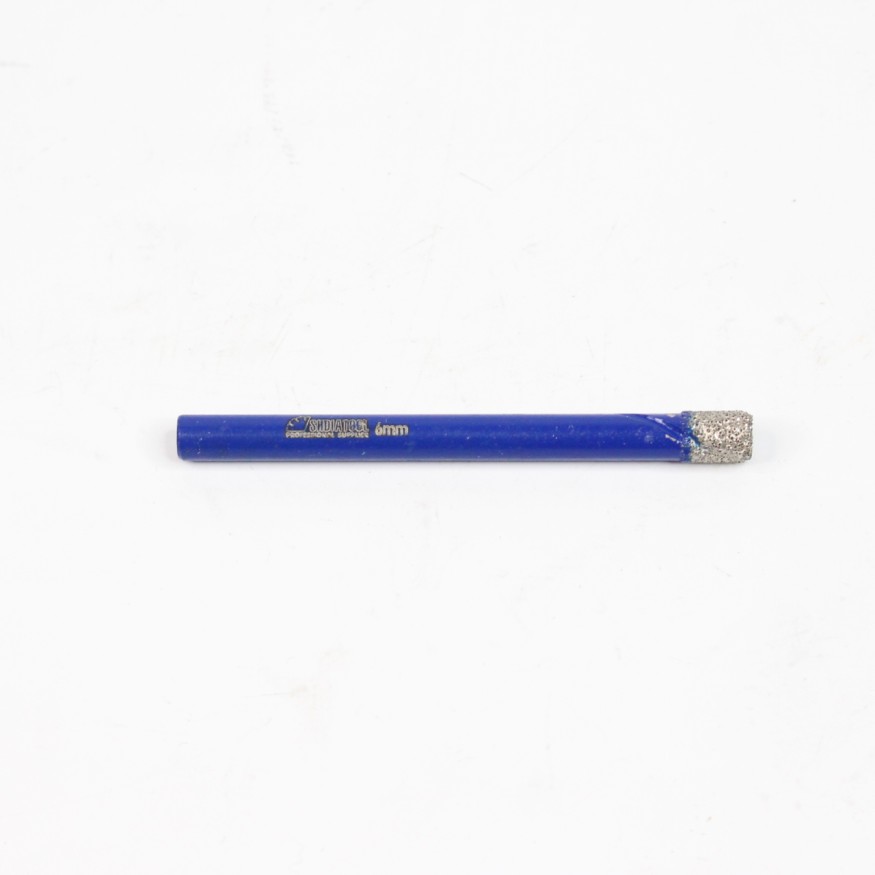 Алмазная коронка для плитки 6мм высота сегмента 5мм Шестигранник длина 65мм