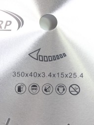 Диск алмазный по бетону 350мм x 25,4мм Premium