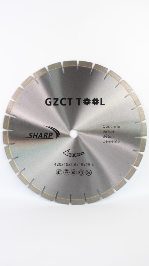 Диск алмазный по бетону 420мм х 25,4мм Premium
