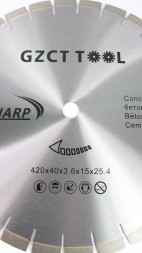 Диск алмазный по бетону 420мм х 25,4мм Premium
