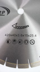 Диск алмазный по бетону 420мм х 25,4мм Premium