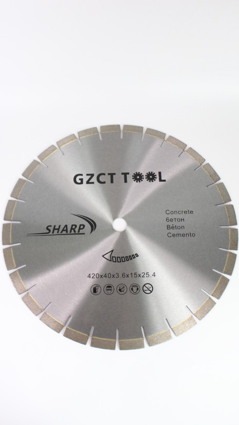 Диск алмазный по бетону 420мм х 25,4мм Premium