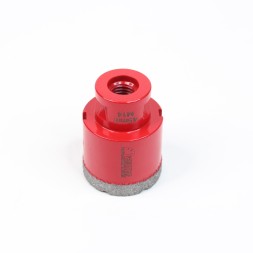 Алмазная коронка для плитки 45мм M14 высота сегмента 10мм