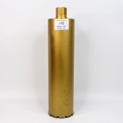 Коронка алмазная ⌀112 450мм 1-1/4&amp;quot; DIAMTOOL TURBO