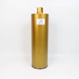 Коронка алмазная ⌀132 450мм 1-1/4&amp;quot; DIAMTOOL TURBO