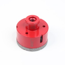 Алмазная коронка для плитки 70мм M14 высота сегмента 10мм