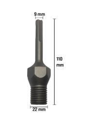 Переходник для перфоратора SDS Plus - М22 * 2.5 для коронок алмазного сверления