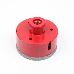 Алмазная коронка для плитки 80мм M14 высота сегмента 10мм