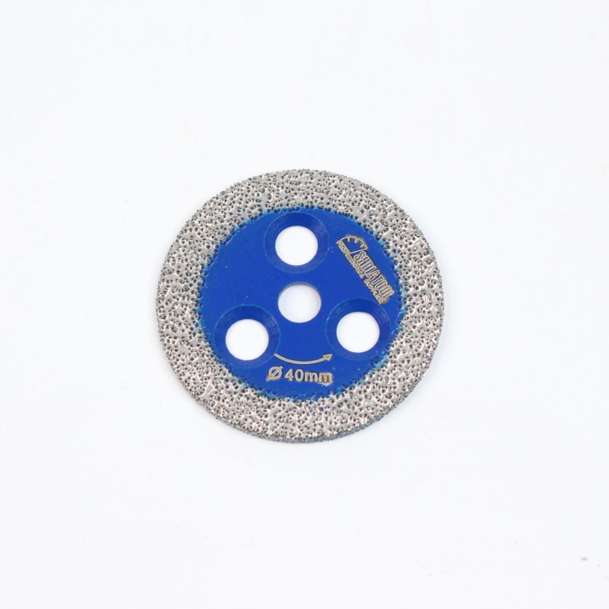 Диск алмазный для плитки 40мм  Высота сегмента 7мм толщина мм Центральное отверстие 10мм