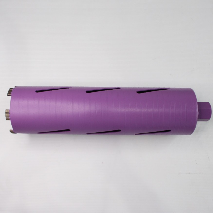 Коронка алмазная CJ ⌀112 450мм 1-1/4" с отверстием