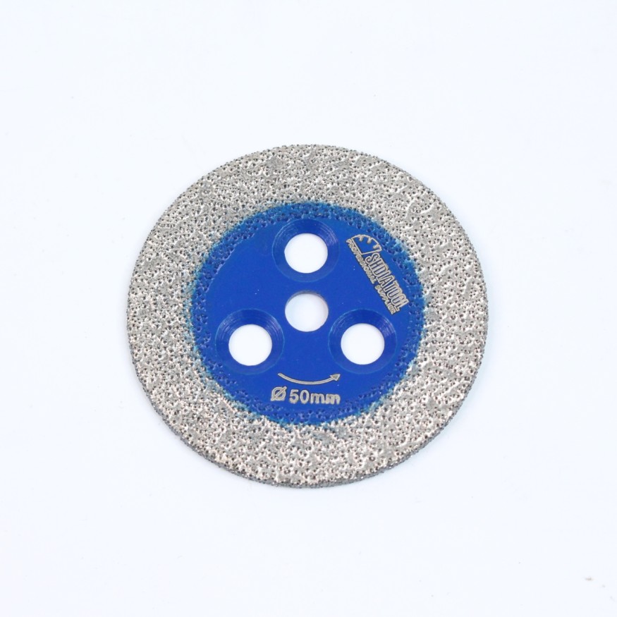 Диск алмазный для плитки 50мм  Высота сегмента 10мм толщина мм Центральное отверстие 10мм