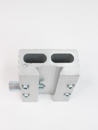 Крепление мотора проставка для станины 40мм x 80мм