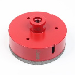 Алмазная коронка для плитки 110мм M14 высота сегмента 10мм