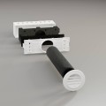 Приточный вентиляционный клапан белый SKF PRO 64-67