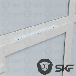 Оконный приточный вентиляционный клапан SKF белый