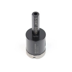 Алмазная коронка для плитки 32мм высота сегмента 10мм Шестигранник длина 80мм