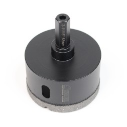 Алмазная коронка для плитки 68мм высота сегмента 10мм Шестигранник длина 80мм