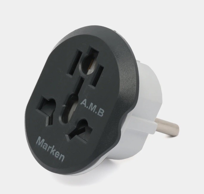 Переходник универсальный MerKan UK/US на евро-розетки