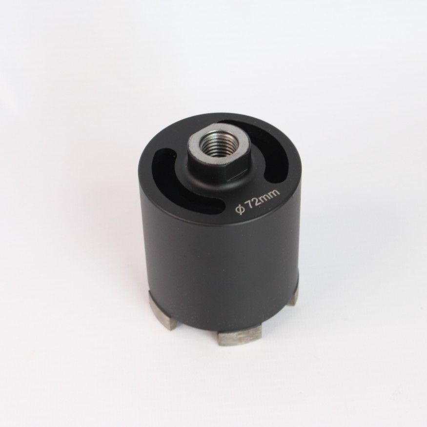 Коронка для подрозетников с микроударом ⌀72-5Т