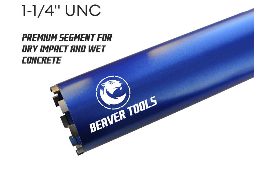 Коронка алмазная ⌀112 L450мм 1-1/4&amp;quot;