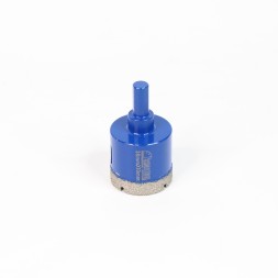 Алмазная коронка для плитки 38мм высота сегмента 10мм Шестигранник длина 65мм