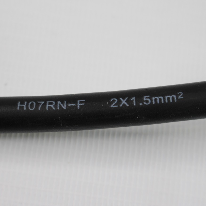 Jindu-06PBL #79 Кабель H07RN-F 2×1.5 дл. 3.5 м с евровилкой