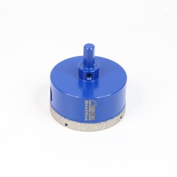 Алмазная коронка для плитки 68мм высота сегмента 10мм Шестигранник длина 65мм