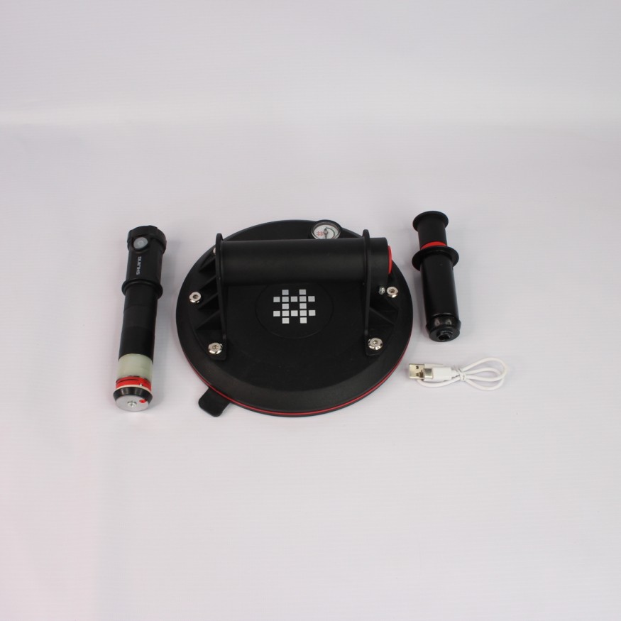 Электрическая присоска с манометром Shijing P611C + электровакуумный насос P617