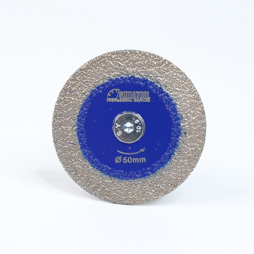 Диск алмазный для плитки 50мм Шестигранник Высота сегмента 10мм толщина мм Центральное отверстие мм